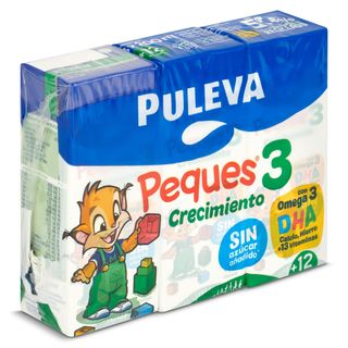 Bebida Láctea Infantil De Crecimiento Peques 3 Puleva 3 X 200 Ml