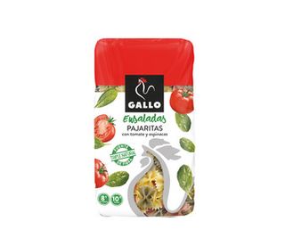 Pasta Pajarita con Espinacas y Tomate Gallo Paquete 450 G.