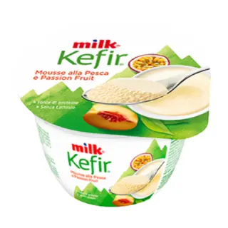 Milk Kefir Mousse Pesca E Passion Fruit 125g