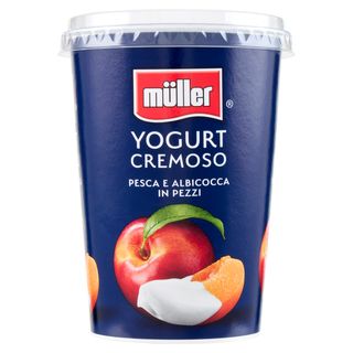 Müller Yogurt Cremoso Pesca & Albicocca In Pezzi 500 G