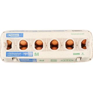 Huevo Fresco Suelo M Eroski, Cartón 12 Uds (25540295)