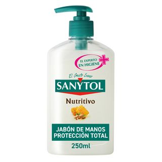 Sanytol jabón de manos nutritivo 250 ml