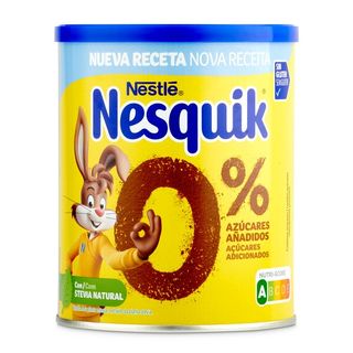 Cacao Soluble Instantáneo 0% Azúcares Nesquik Bote 320 Gr.