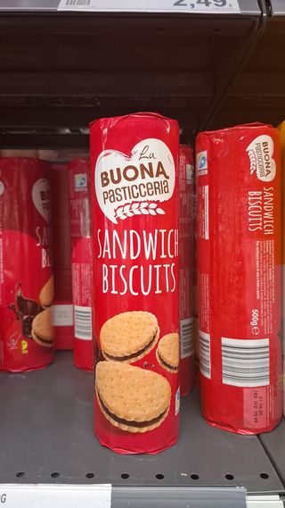 Biscotti Farciti Cacao LBP500G