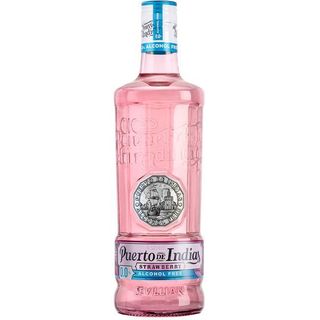 Ginebra Strawberry 0,0% Alcohol Puerto De Indias, Botella 70 Cl (26261180)