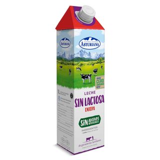 Leche Entera Sin Lactosa Central Lechera Asturiana 1 L