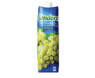 Sok winogrodowy z białych winogron pasteryzowany "Sandora" 950ml