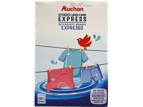 DETERGENTE ROUPA MANUAL AUCHAN PÓ CLÁSSICO 650 G