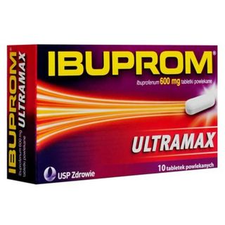 Ibuprom Ultramax 600 mg 10 tabletek