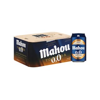 Cerveza Mahou 0.0 Tostada Lata 33 Cl. Pack 12 Uds.