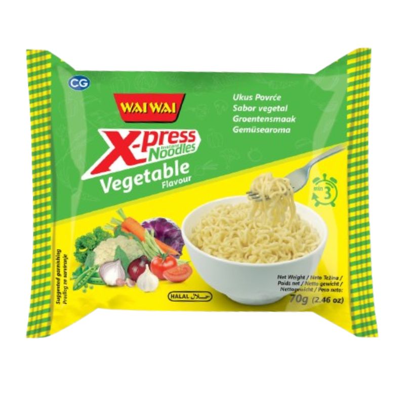 Wai Wai X-Press Noodles Vegetais 70g