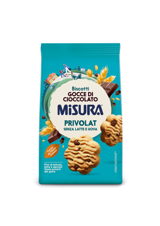 Misura Privolat Biscotti Con Gocce Di Cioccolato 290g