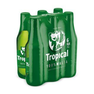 Tropical cerveza pilsen 6 botella pack 25 cl