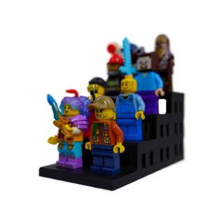 Podstawka pod 8 figurek Lego - ekspozytor - Klockobus