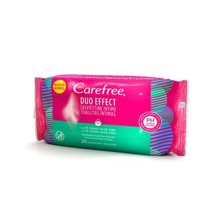 Carefree Toallitas Duo Effect 1317002 20Ud (11798)