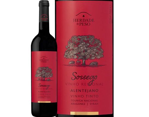 VINHO TINTO SOSSEGO ALENTEJO 0.75L