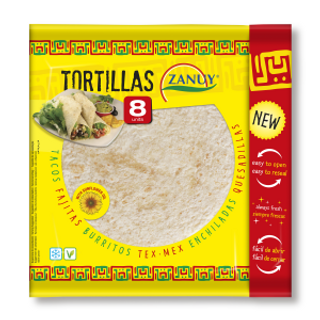 Tortilla De Trigo Zanuy 325Gr.