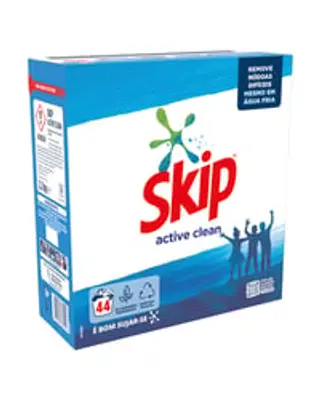 Detergente Skip pó active clean 44 doses