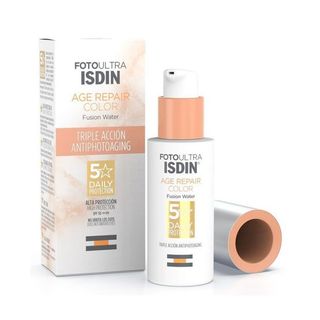 Protector Solar Facial FotoUltra Fusion Water Age Repair Color SPF50 - Isdin - 50 ml 8429420206014