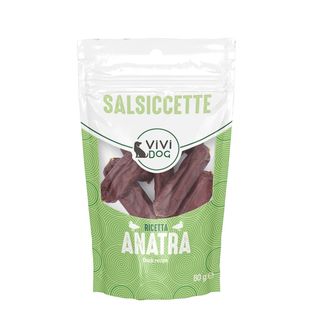 Vivi dog snack salsiccette 80g anatra
