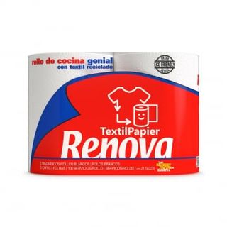 Papel De Cocina Renova 2 Rollos.