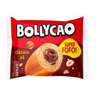 Bollycao Bolo com Recheio de Chocolate 4un