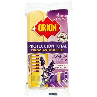 ORION Antipolillas Lavanda Pinzas 2 Unidades