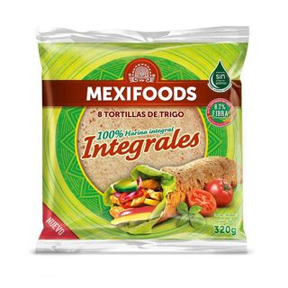 Tortilha Integral Mexifoods (emb. 320 gr (8 un))