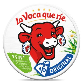 Queso Fundido Original En Porciones La Vaca Que Ríe Caja 250 G