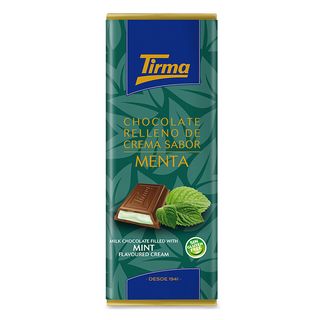 Tirma tableta de chocolate sabor menta 75 g