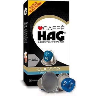 Caffè Hag Classico Decaffeinato, 10 Capsule, 52 G, Intensità 6 - 373023