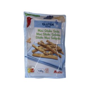Mini Sticks Salados Sin Gluten Auchan 100G