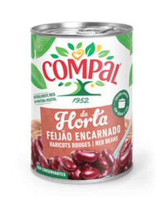 Feijão Compal encarnado cozido 234 g