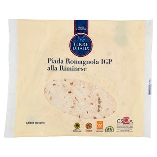 Terre D'Italia Piada Romagnola Igp Alla Riminese 3 Piade Precotte 360 G -1021