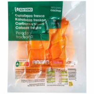 Calabaza Limpia En Trozos Eroski Bandeja 750 G (23689490)