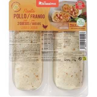 Flauta De Pollo Y Queso 275 G