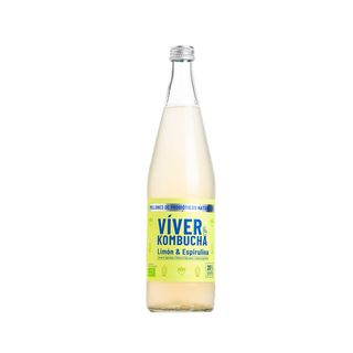 Kombucha Oceánica con Limón y Espirulina 700ml Viver Kombucha