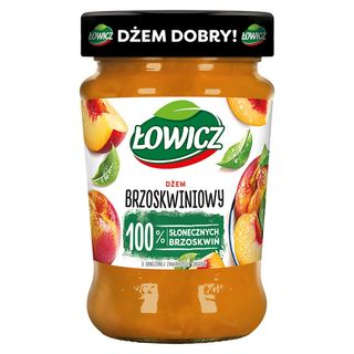 Łowicz Dżem brzoskwiniowy, 280 g