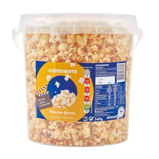 Pipocas Doces Balde Continente (emb. 340 gr)
