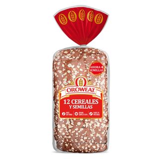 Pan Molde 12 Cereales Y Semillas Oroweat 550 G