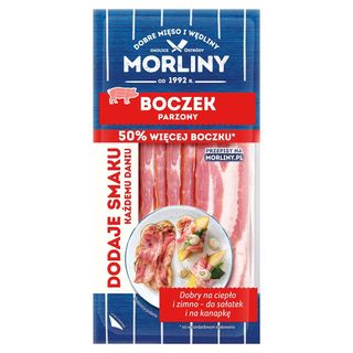 Morliny Boczek parzony plastry 150 g