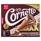 Cornetto Algida Max Nocciola & Cioccolato 6 Gelati 390 g