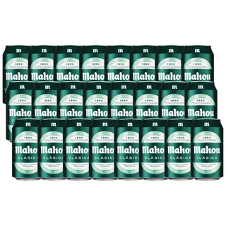 Pack 24x Mahou Clásica Cerveza Lata 330ml