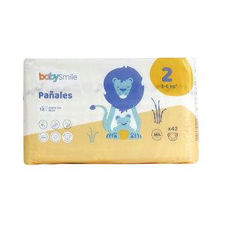 Pañales Talla 2 3-6 Kg Babysmile 42 Uds. 269533 (269533)