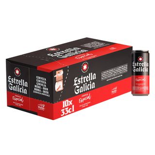Cerveza Estrella Galicia Especial Lata Pack 10X33 Cl