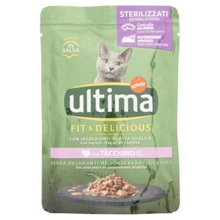 Ultima Cat Sterilizzati Fit & Delicious Con Tacchino In Salsa 85 G - 140741