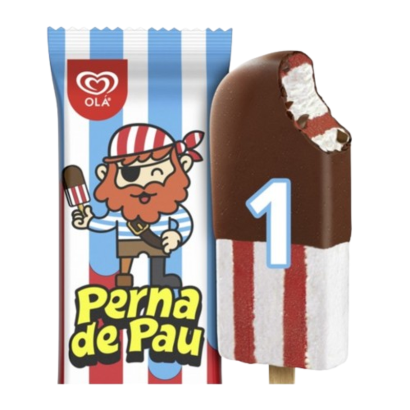 Olá Gelado Perna de Pau Mega 1un