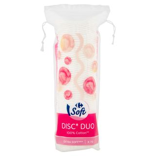 Carrefour Soft Disc* Duo 100% Cotton** 70 pz