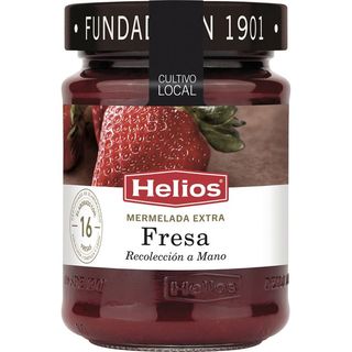 HELIOS Mermelada De Fresa Frasco De Cristal 340 G