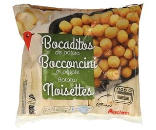 Bocaditos de Patata Ultracongelados Producto Alcampo 500 G.